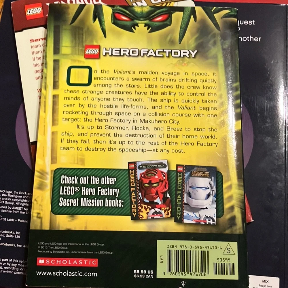 Lego‎ Ninjago & Hero Factory Book Set of Four - comic and reading styles